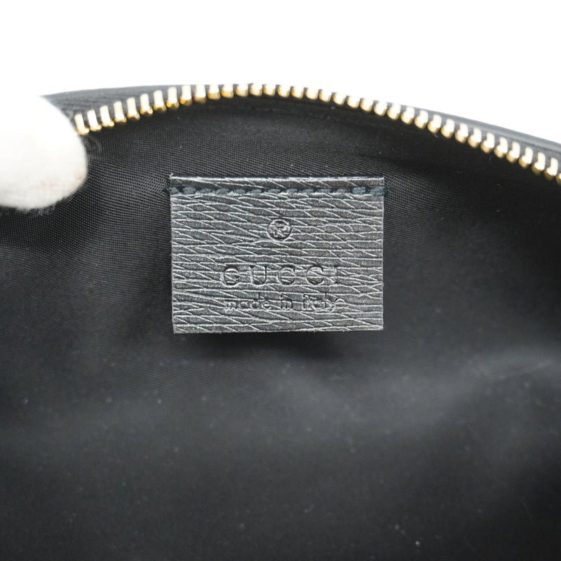 【6ge6340-k】グッチ ペンケース フラワープリント 662130 PVC アイボリー ゴールド金具【中古】レディース