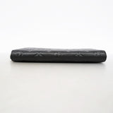 【6ge6342-k】ルイヴィトン 長財布 モノグラム・アンプラント ジッピーウォレット M61864 ノワール【中古】レディース