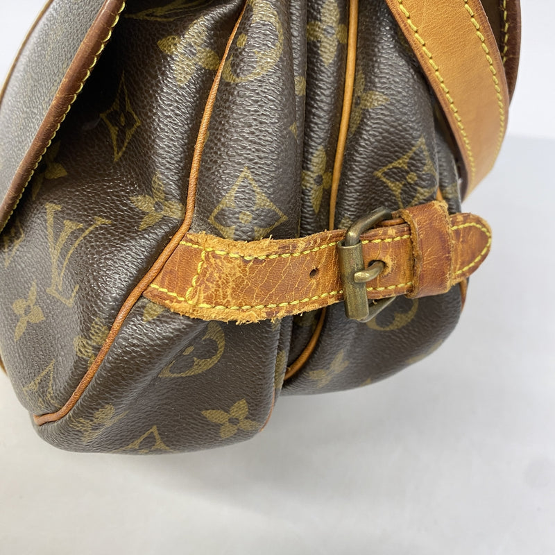 【6ge6347】ルイヴィトン ショルダーバッグ モノグラム ソミュール30 M42256 ブラウン【中古】レディース