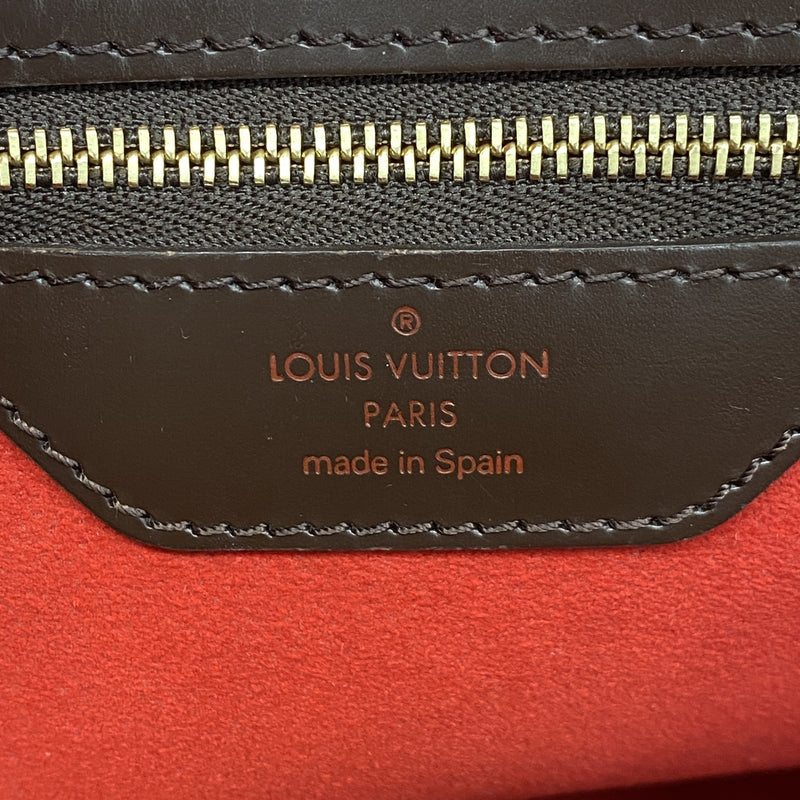 【6ge6356】ルイヴィトン トートバッグ ダミエ ハムステッドMM N51204 エベヌ【中古】レディース