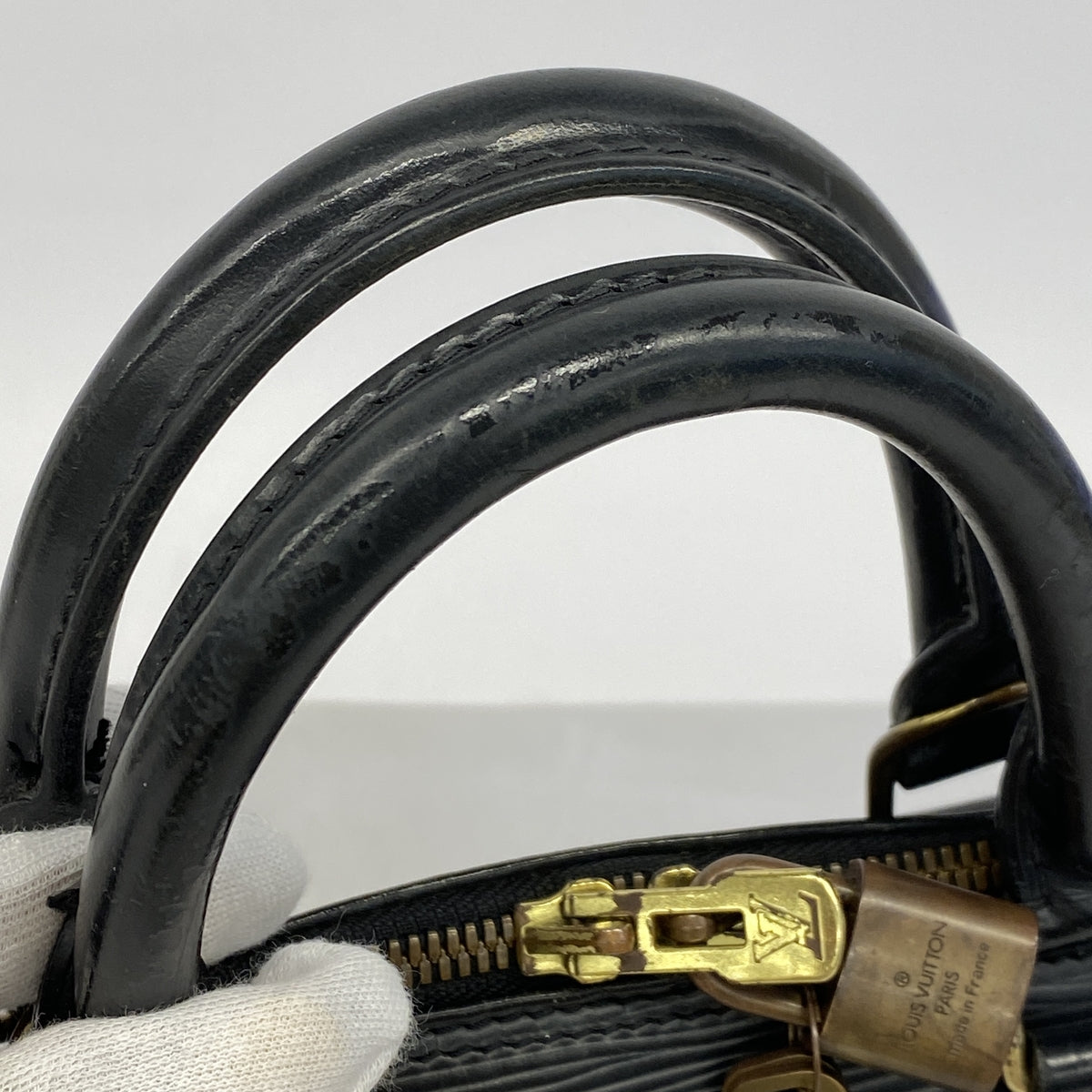 【6ge6357】ルイヴィトン ハンドバッグ エピ アルマ M52142 ノワール【中古】レディース