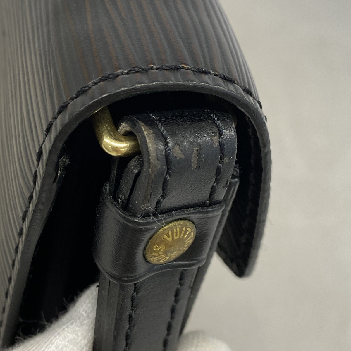 【6ge6358】ルイヴィトン クラッチバッグ エピ セリエ ドラゴンヌ M52612 ノワール【中古】メンズ