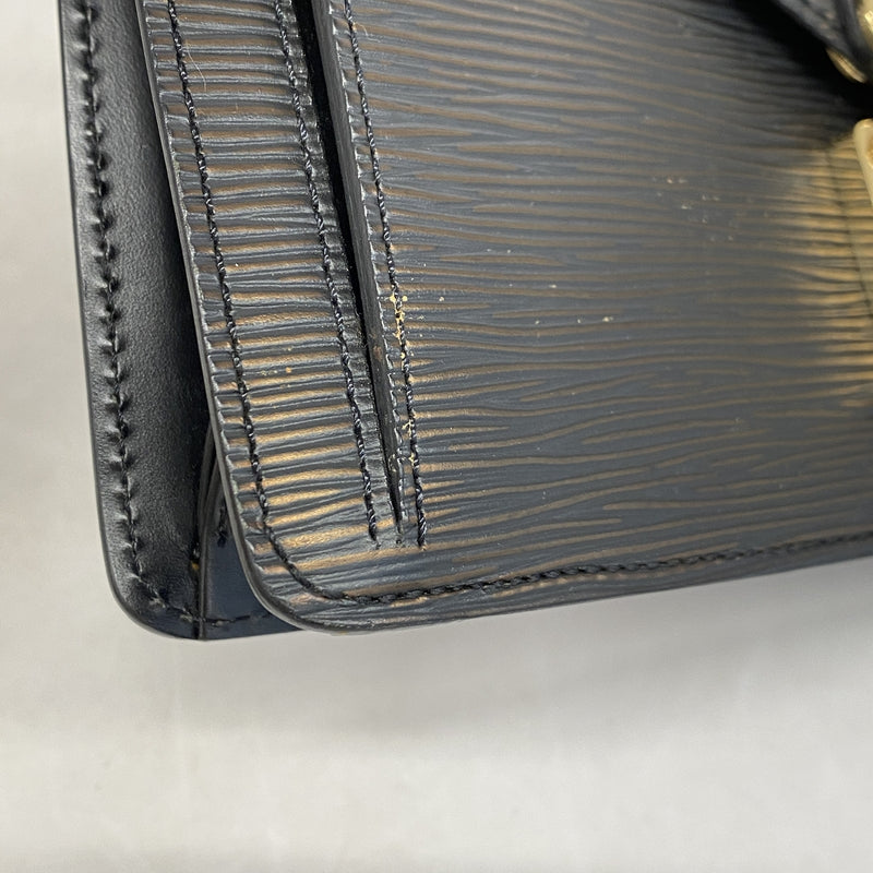 【6ge6358】ルイヴィトン クラッチバッグ エピ セリエ ドラゴンヌ M52612 ノワール【中古】メンズ