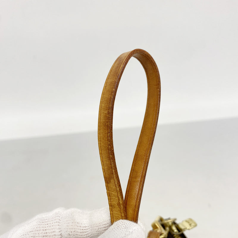 【6ge6364】ルイヴィトン ポーチ モノグラム ポシェットアクセソワール M51980 ブラウン【中古】レディース