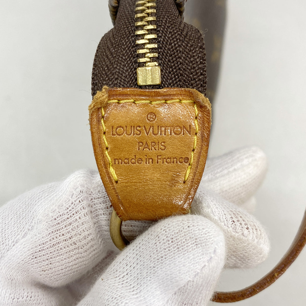 【6ge6364】ルイヴィトン ポーチ モノグラム ポシェットアクセソワール M51980 ブラウン【中古】レディース