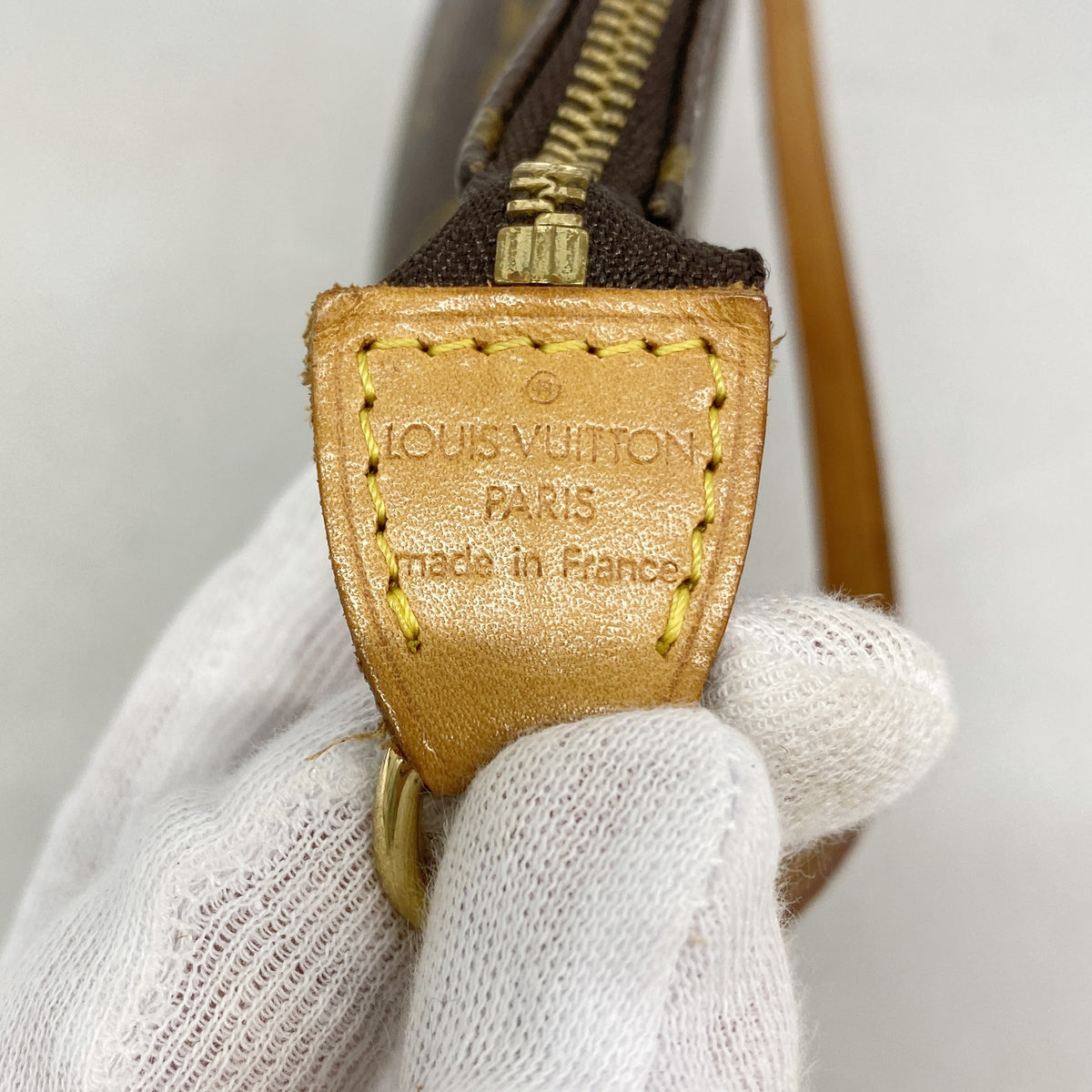 【6ge6365】ルイヴィトン ポーチ モノグラム ポシェットアクセソワール M51980 ブラウン【中古】レディース