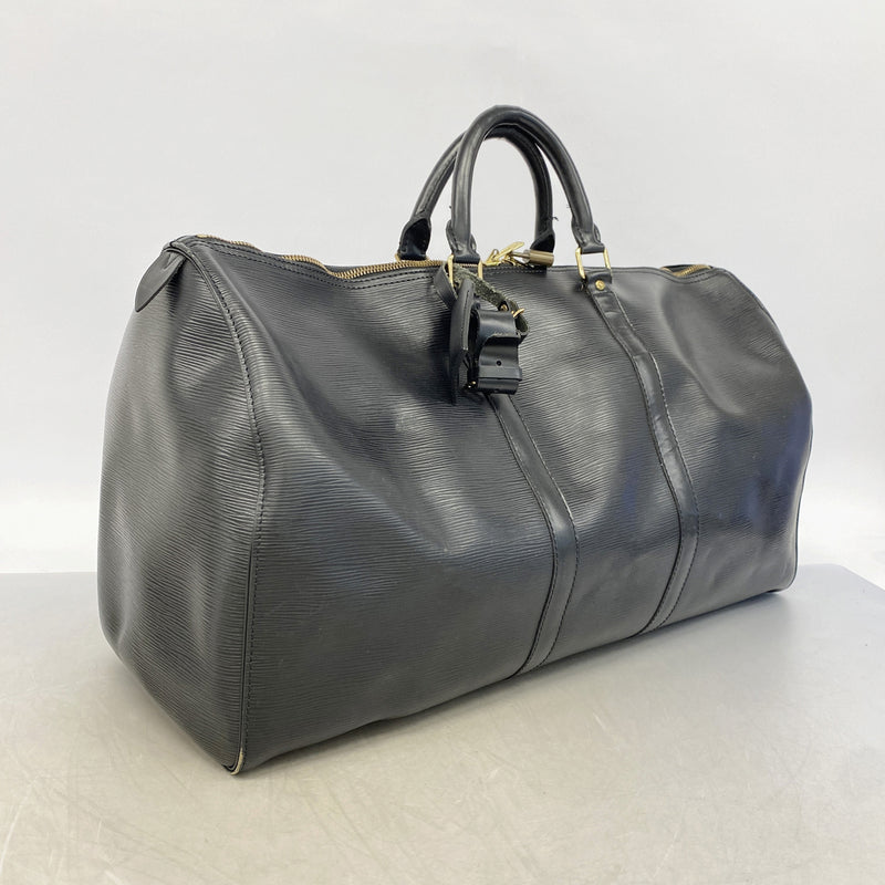 【6ge6370】ルイヴィトン ボストンバッグ エピ キーポル55 M42952 ノワール【中古】メンズ レディース ユニセックス