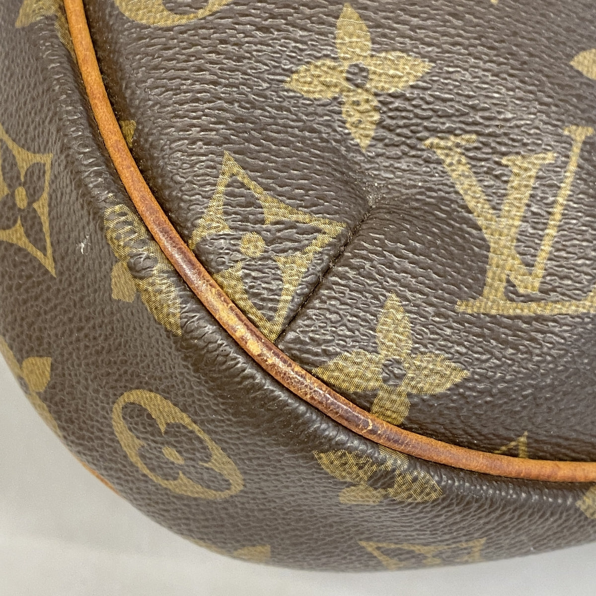 【6ge6372】ルイヴィトン ショルダーバッグ モノグラム オデオンPM M56390 ブラウン【中古】レディース