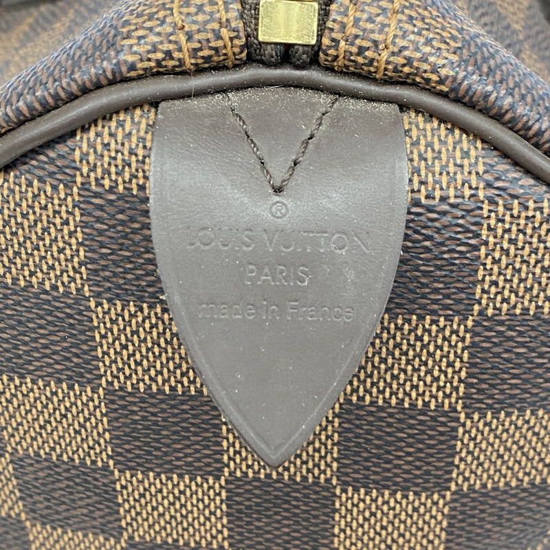【6ge6375】ルイヴィトン ハンドバッグ ダミエ スピーディ30 N41364 エベヌ【中古】レディース