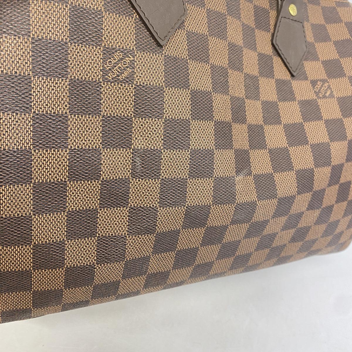 【6ge6375】ルイヴィトン ハンドバッグ ダミエ スピーディ30 N41364 エベヌ【中古】レディース