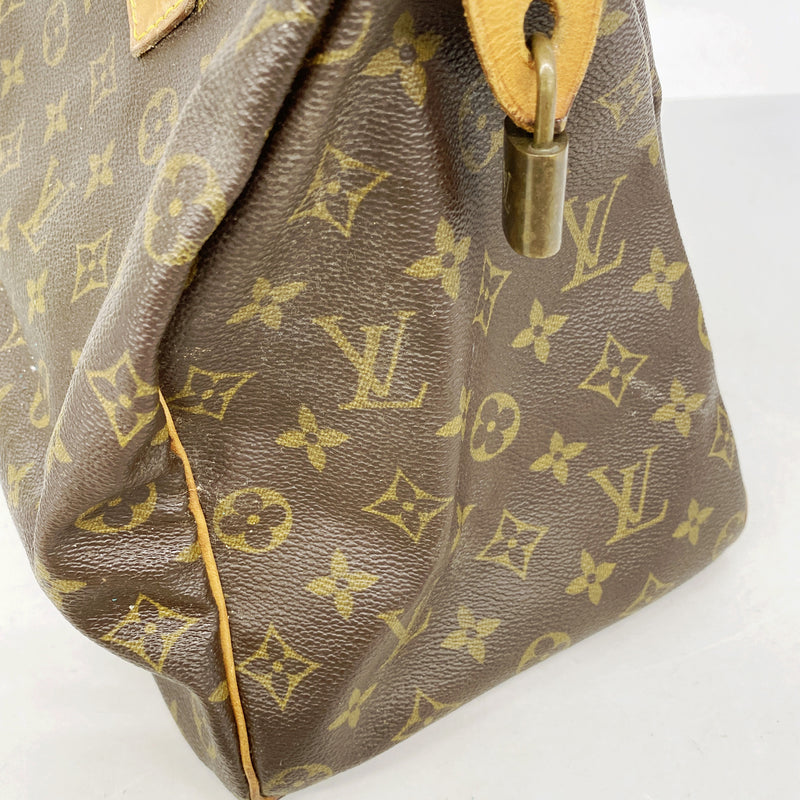 【6ge6379】ルイヴィトン ハンドバッグ モノグラム スピーディ35 M41107 ブラウン【中古】レディース