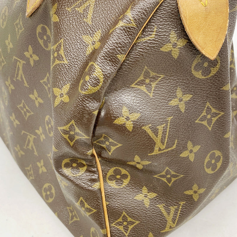 【6ge6379】ルイヴィトン ハンドバッグ モノグラム スピーディ35 M41107 ブラウン【中古】レディース