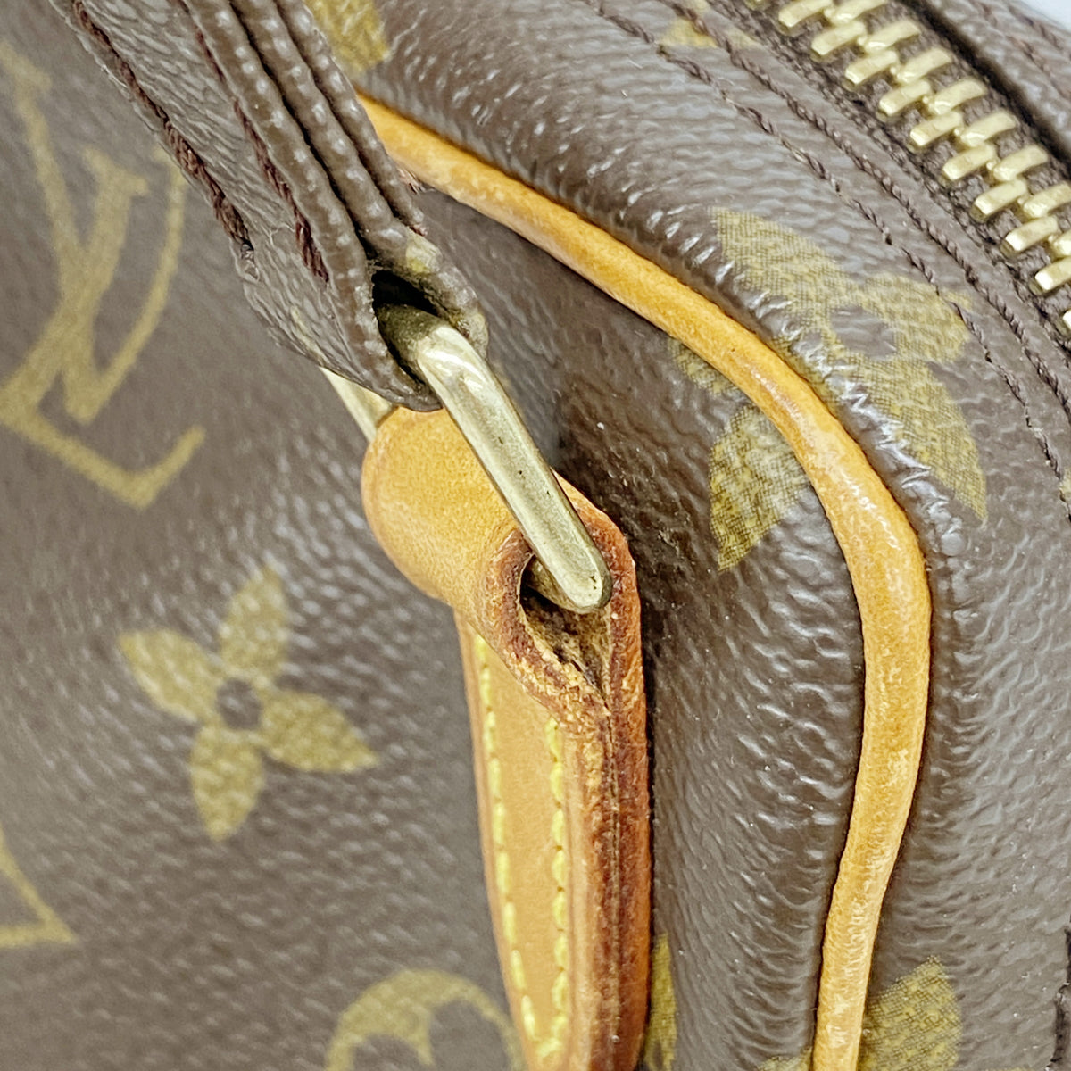 【6ge6383】ルイヴィトン ショルダーバッグ モノグラム ポシェットマルリーバンドリエール M51828 ブラウン【中古】レディース