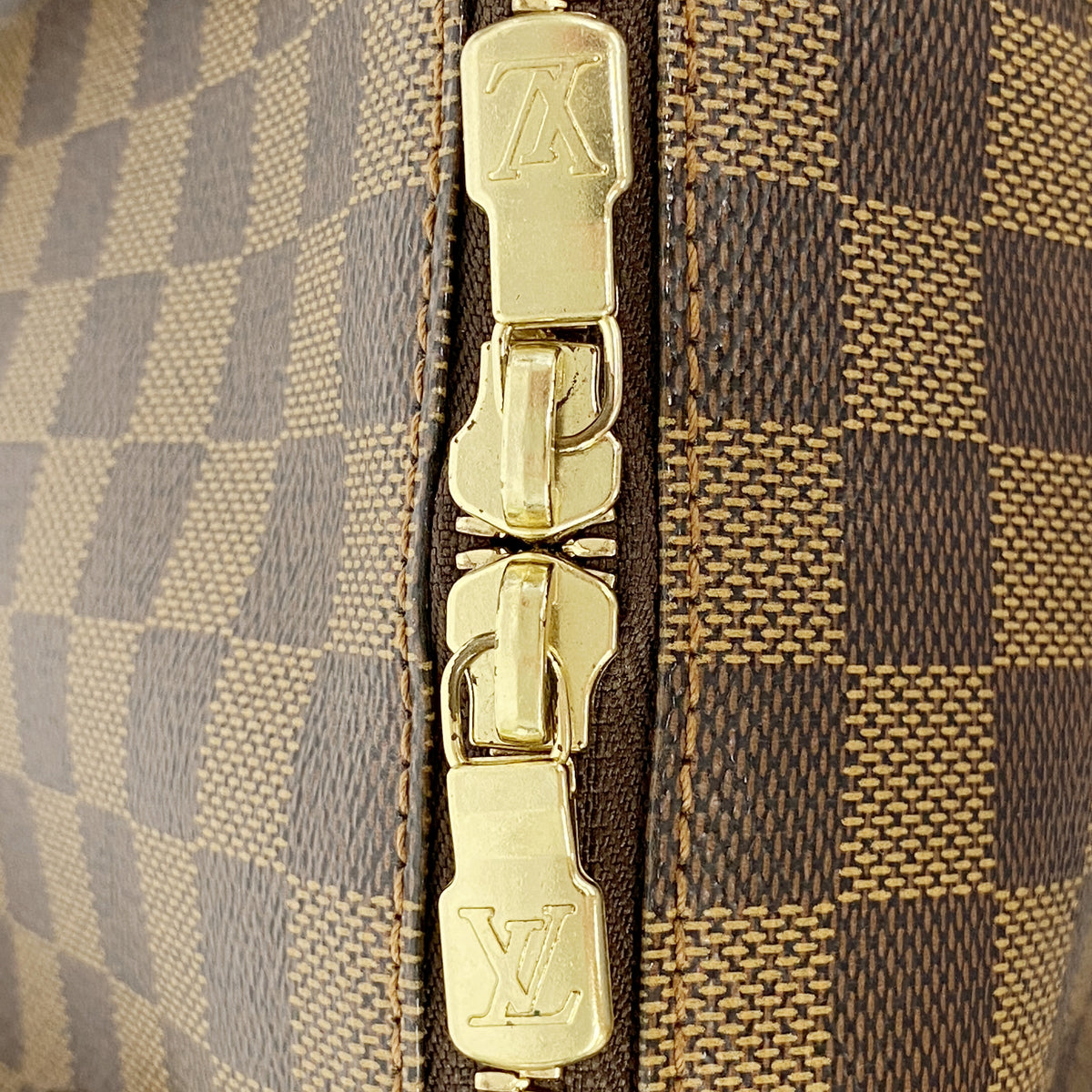 【6ge6384】ルイヴィトン ハンドバッグ ダミエ リベラMM N41434 エベヌ【中古】レディース