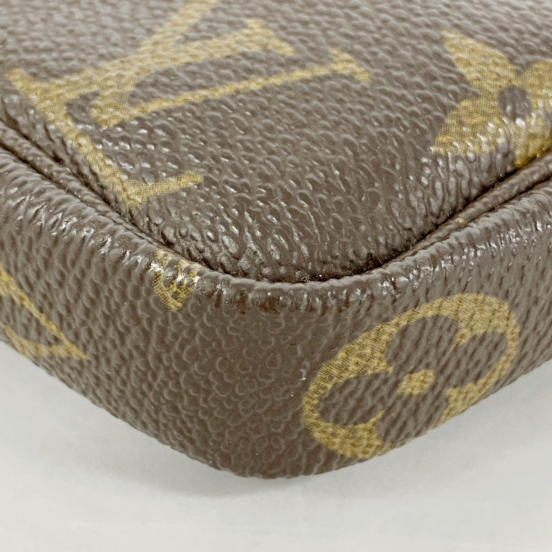 【6ge6385】ルイヴィトン ポーチ モノグラム ポシェットアクセソワール M51980 ブラウン【中古】レディース
