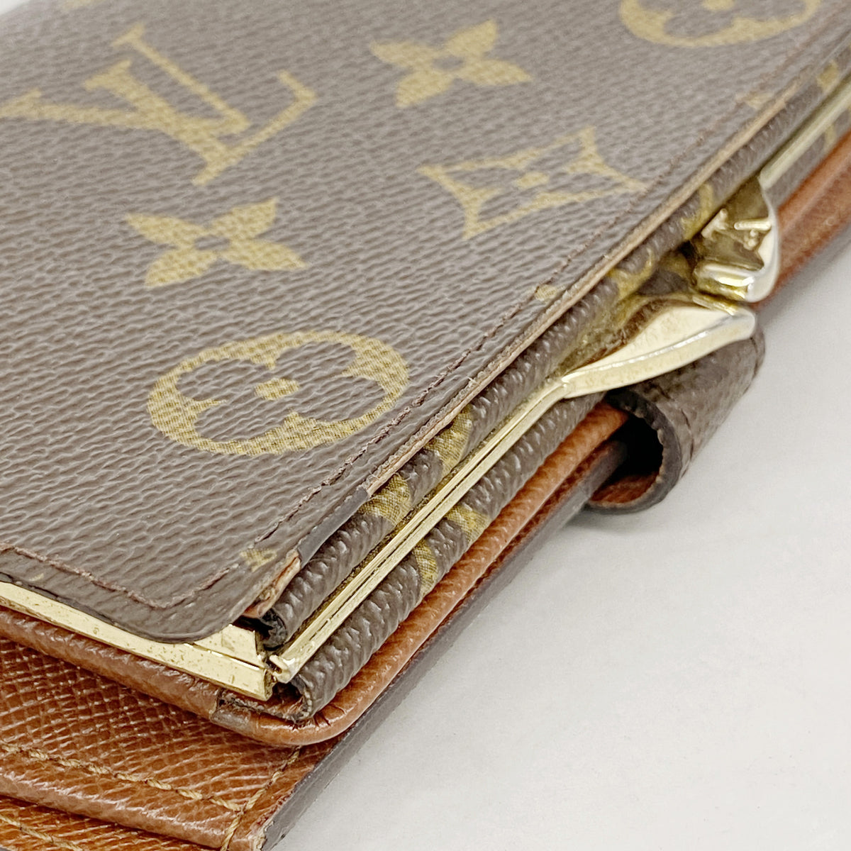 【6ge6387】ルイヴィトン 財布 モノグラム ポルトモネビエヴィエノワ M61663 ブラウン【中古】レディース