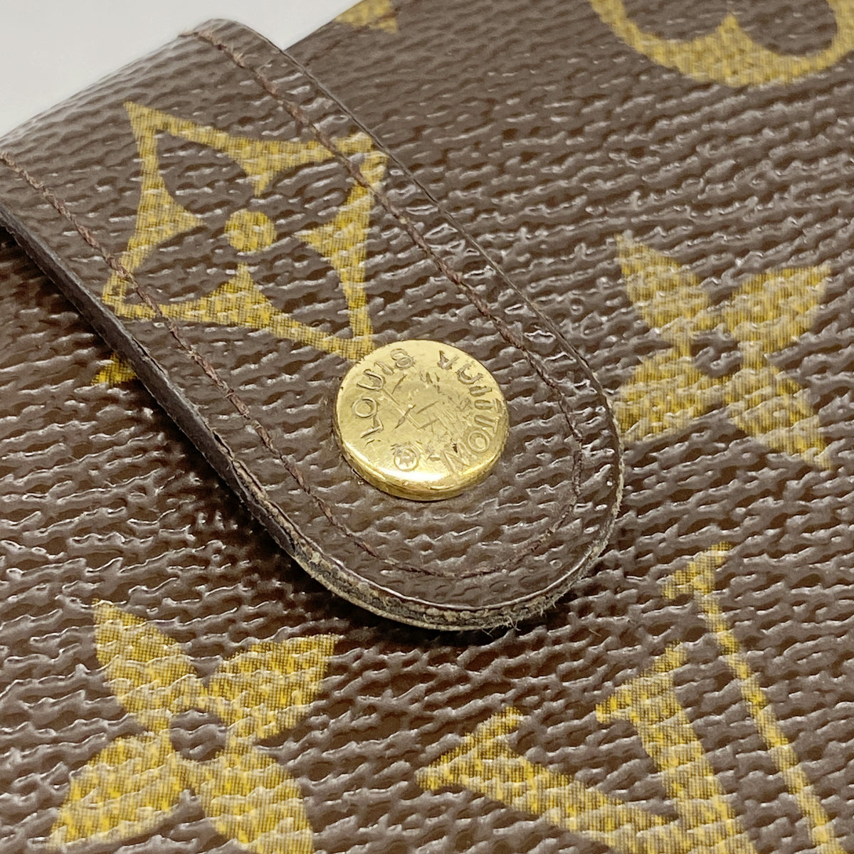 【6ge6387】ルイヴィトン 財布 モノグラム ポルトモネビエヴィエノワ M61663 ブラウン【中古】レディース