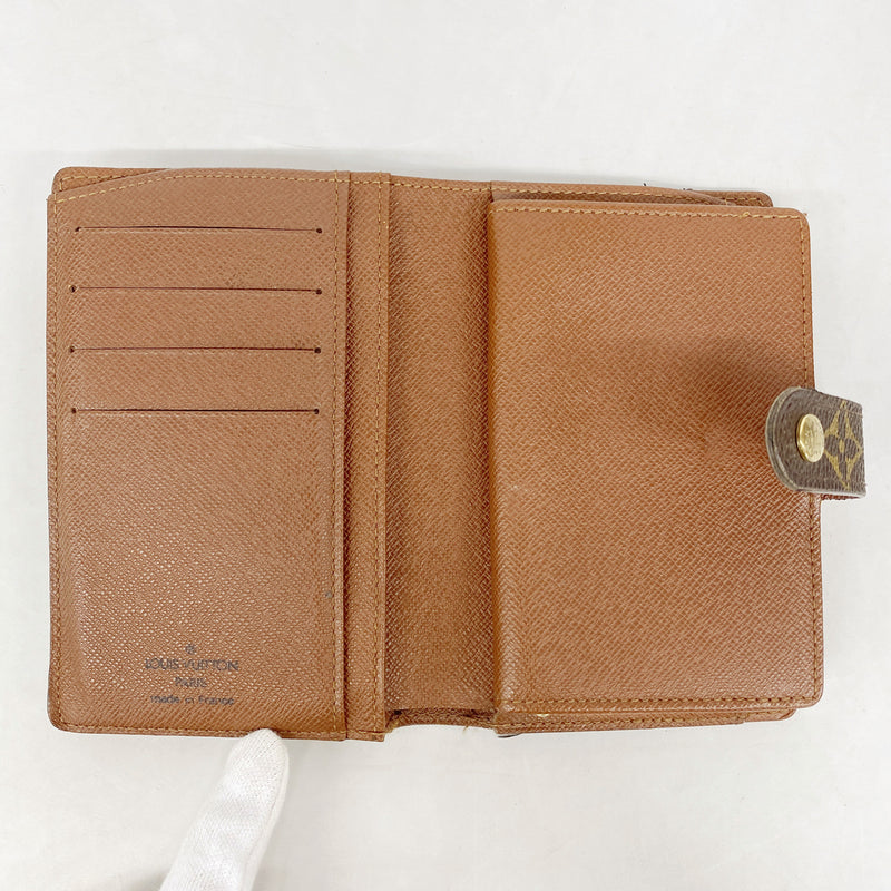 【6ge6387】ルイヴィトン 財布 モノグラム ポルトモネビエヴィエノワ M61663 ブラウン【中古】レディース