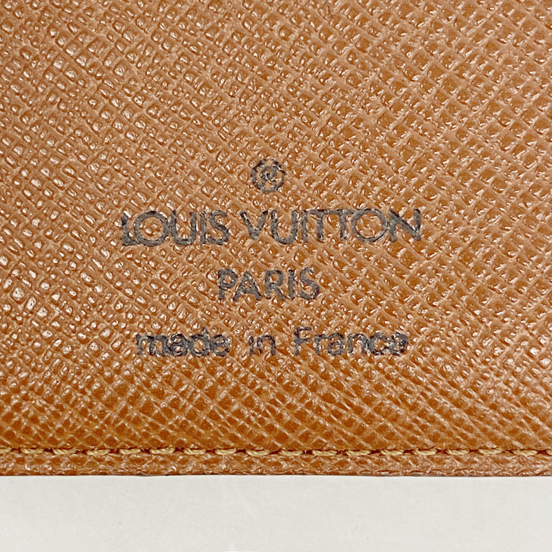 【6ge6387】ルイヴィトン 財布 モノグラム ポルトモネビエヴィエノワ M61663 ブラウン【中古】レディース