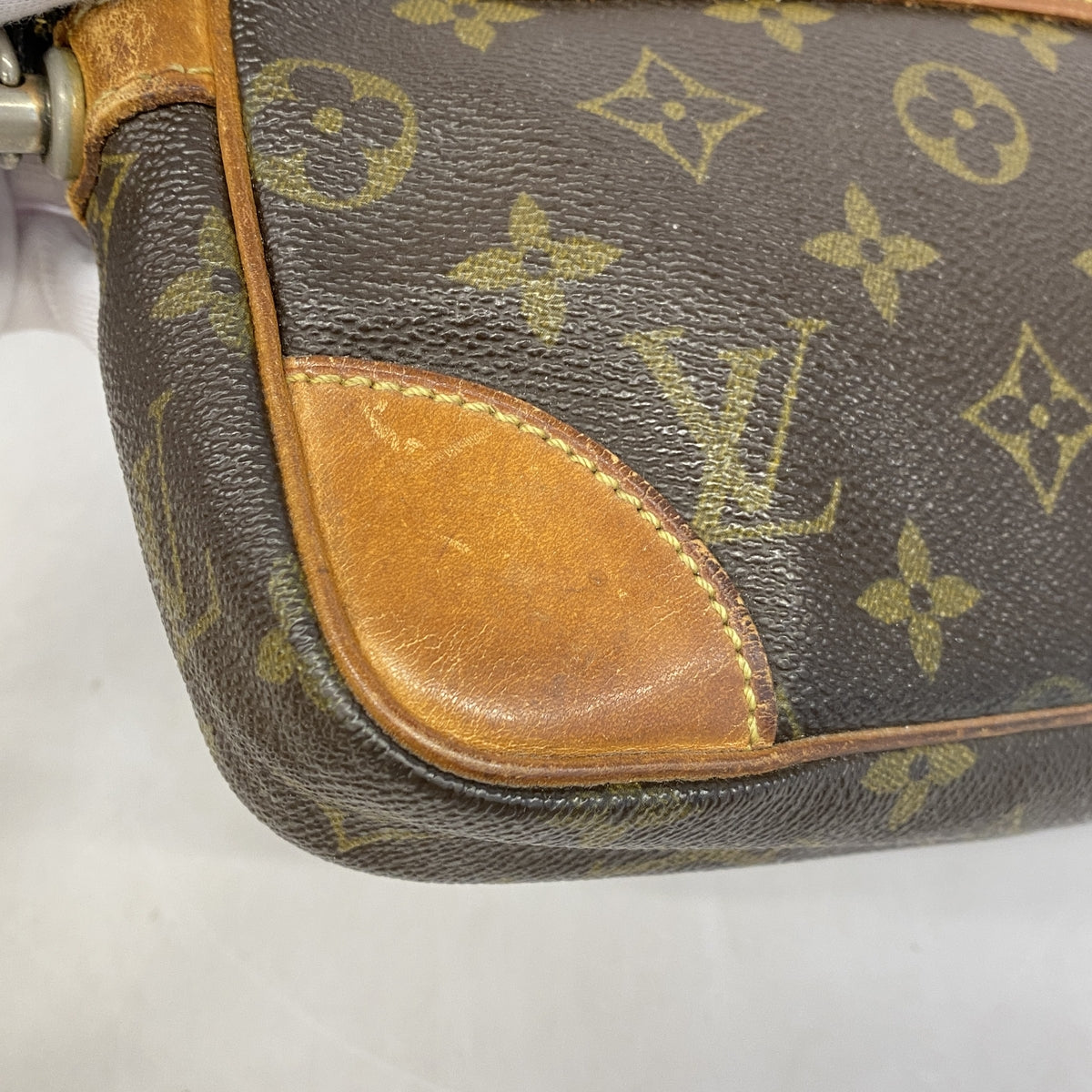 【6ge6394】ルイヴィトン クラッチバッグ モノグラム マルリードラゴンヌGM M51825 ブラウン【中古】レディース