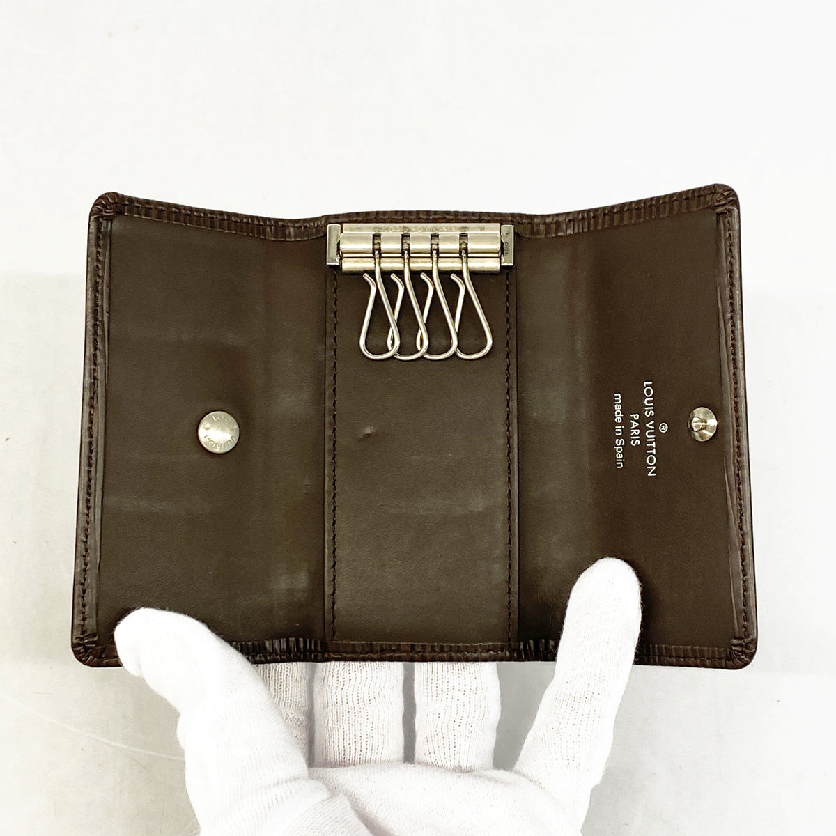 【6ge6398】ルイヴィトン キーケース エピ ミュルティクレ4 M6382D モカ【中古】メンズ レディース ユニセックス