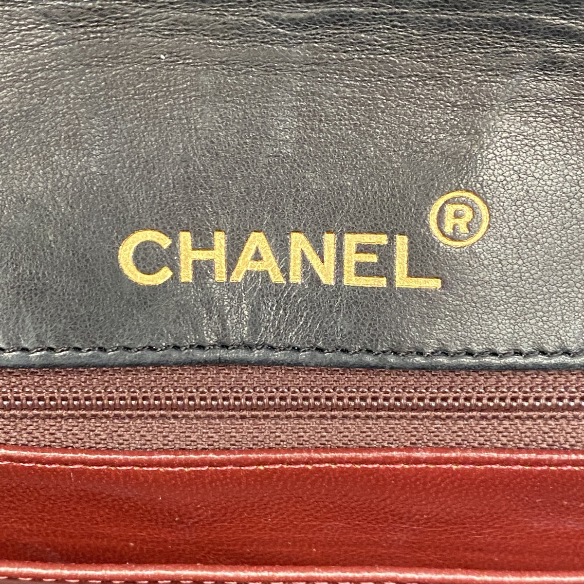 【6ge6399】シャネル ショルダーバッグ マトラッセ チェーンショルダー ラムスキン ブラック ゴールド金具【中古】レディース