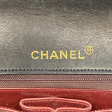 【6ge6400】シャネル ショルダーバッグ マトラッセ チェーンショルダー ラムスキン ブラック ゴールド金具【中古】レディース