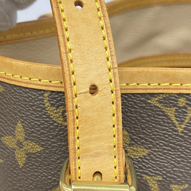 【6ge6402】ルイヴィトン トートバッグ モノグラム バケットGM M42236 ブラウン【中古】レディース