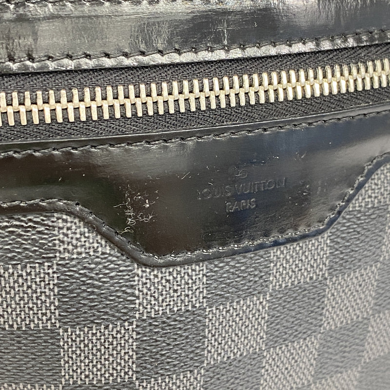 【6ge6406】ルイヴィトン ショルダーバッグ ダミエ・グラフィット トマス N58028 ブラック【中古】メンズ