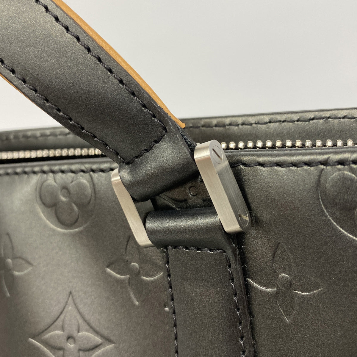 【6ge6411-k】ルイヴィトン トートバッグ モノグラム・マット ストックトン M55112 ノワール【中古】レディース