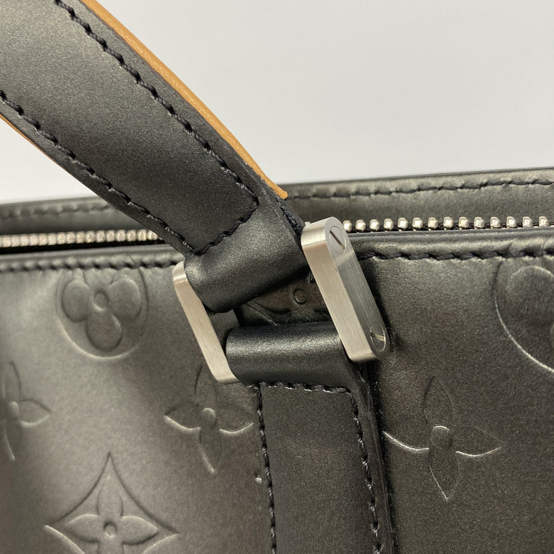 【6ge6411-k】ルイヴィトン トートバッグ モノグラム・マット ストックトン M55112 ノワール【中古】レディース
