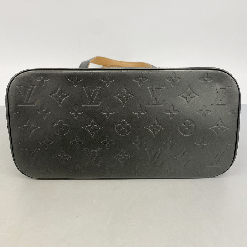 【6ge6411-k】ルイヴィトン トートバッグ モノグラム・マット ストックトン M55112 ノワール【中古】レディース