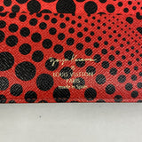 【6ge6413-k】ルイヴィトン 長財布 モノグラム・ウェーブ ポルトフォイユアンソリット M60454 ルージュ 草間彌生【中古】レディース
