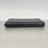 【6ge6414-k】ルイヴィトン 長財布 モノグラム・シャドウ ジッピーウォレットホリゾンタル M80333 ブラック【中古】メンズ