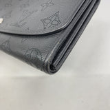 【6ge6415-k】ルイヴィトン 長財布 マヒナ ポルトフォイユイリス M60143 ノワール【中古】レディース