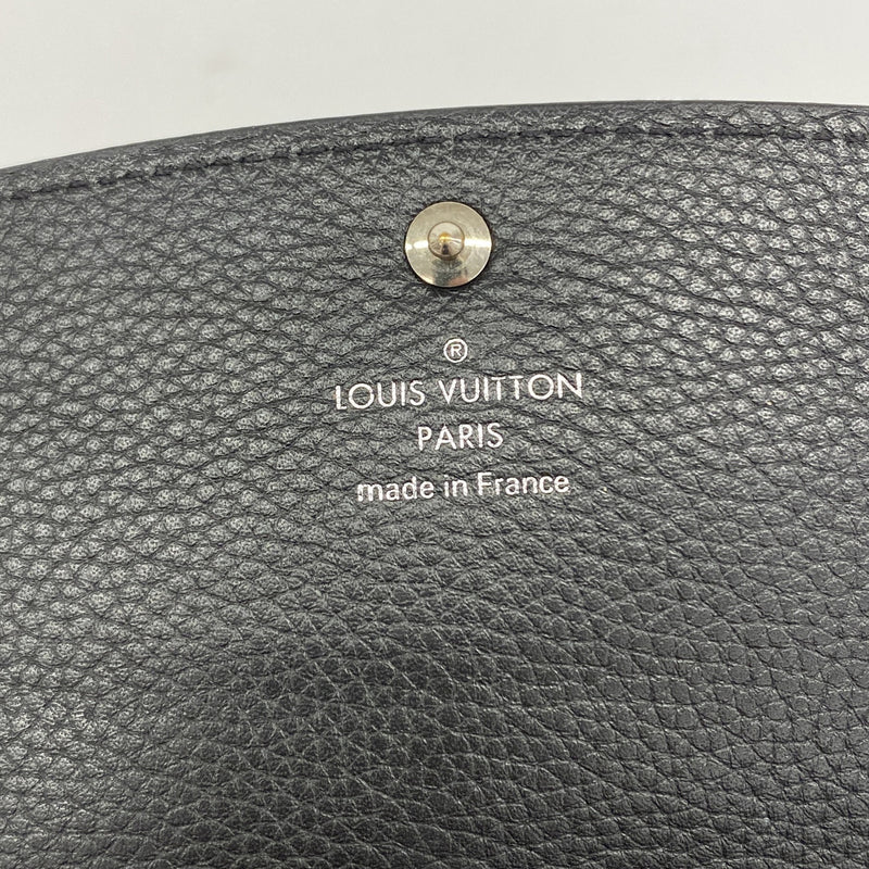 【6ge6415-k】ルイヴィトン 長財布 マヒナ ポルトフォイユイリス M60143 ノワール【中古】レディース