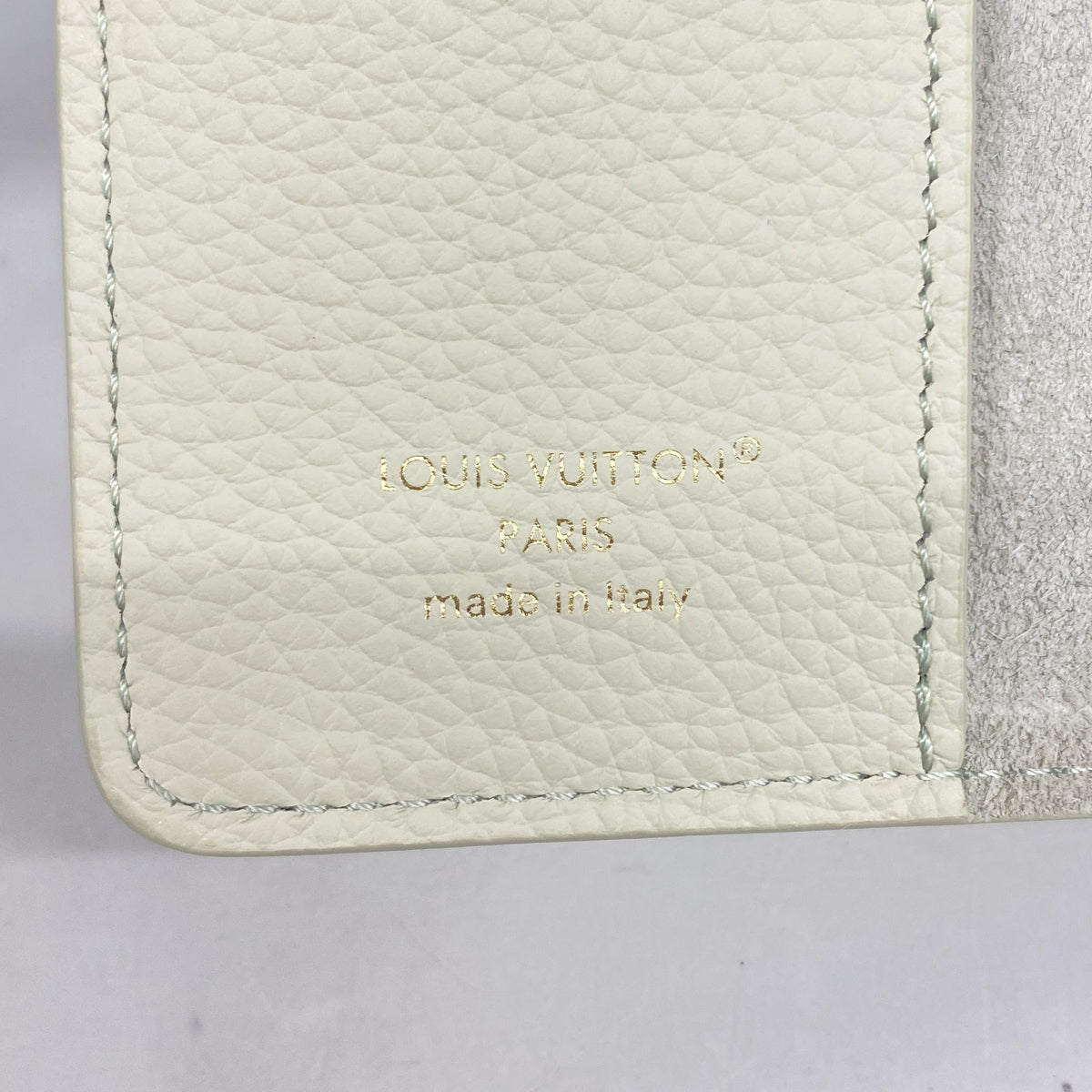 【6ge6416-k】ルイヴィトン 手帳カバー モノグラム ノートブックカバーPMシャルル GI1583 セラドン【中古】レディース