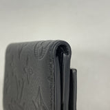 【6ge6417-k】ルイヴィトン 三つ折り財布 モノグラム・シャドウ ヴィクターウォレット M12635 ブラック【中古】メンズ