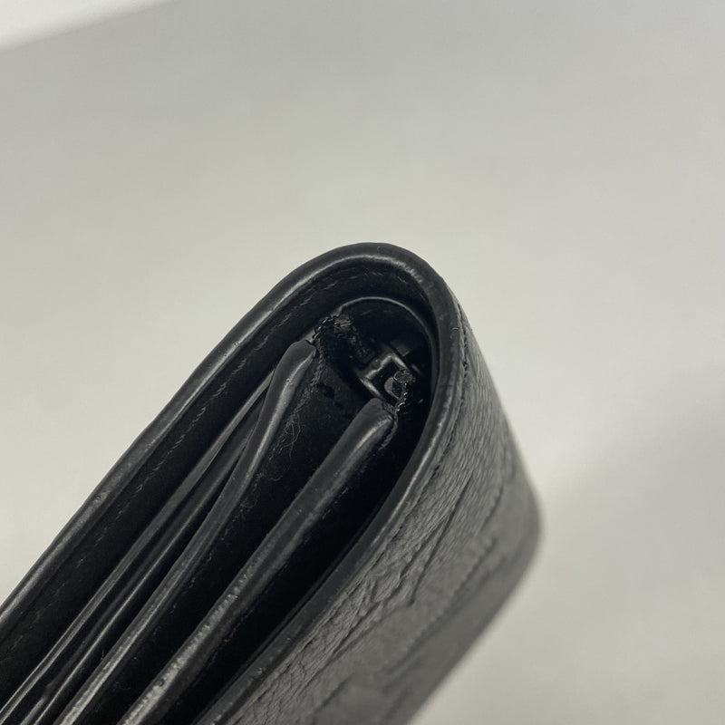 【6ge6417-k】ルイヴィトン 三つ折り財布 モノグラム・シャドウ ヴィクターウォレット M12635 ブラック【中古】メンズ