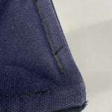 【6ge6419】エルメス トートバッグ フールトゥMM キャンバス ブラック ネイビー シルバー金具【中古】メンズ レディース ユニセックス