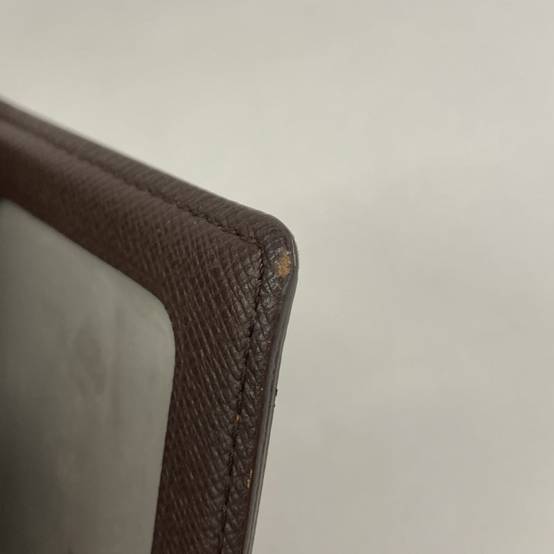 【6ge6429】ルイヴィトン カードケース ダミエ ポルトドゥカルトヴェルティカル N60533 エベヌ【中古】メンズ レディース ユニセックス