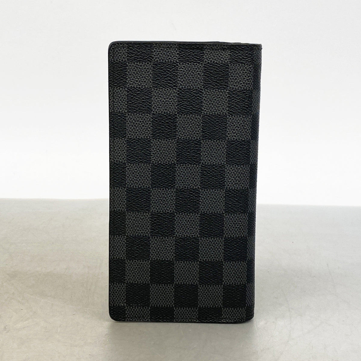 【6ge6434-k】ルイヴィトン 長財布 ダミエ・グラフィット ポルトフォイユブラザ N62665 ブラック グレー【中古】メンズ