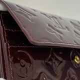 【6ge6438-k】ルイヴィトン 長財布 ヴェルニ ポルトフォイユサラ M91521 ルージュフォーヴィスト【中古】レディース