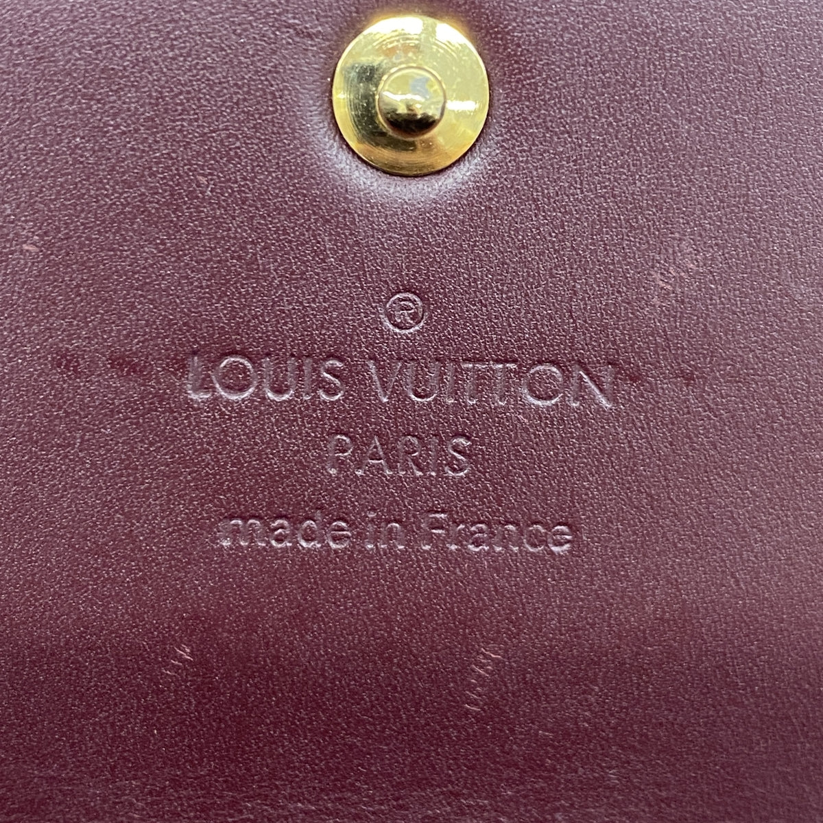 【6ge6438-k】ルイヴィトン 長財布 ヴェルニ ポルトフォイユサラ M91521 ルージュフォーヴィスト【中古】レディース