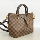 【6ge6443-k】ルイヴィトン ハンドバッグ ダミエ シエナPM N41545 エベヌ 2wayバッグ【中古】レディース