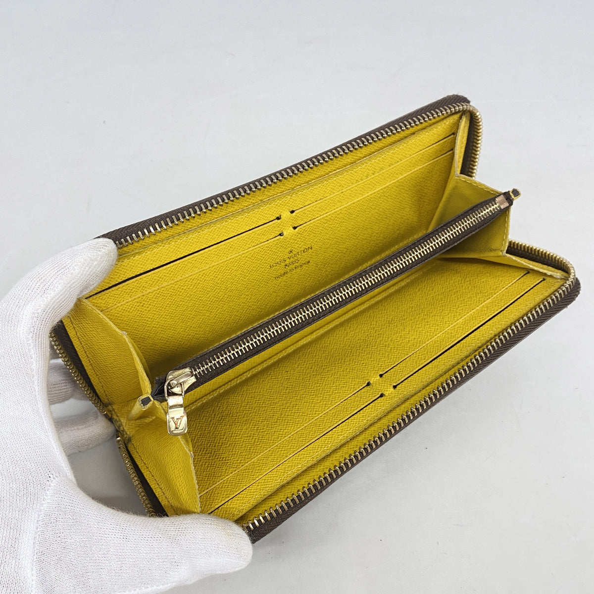 【6ge6456-k】ルイヴィトン 長財布 モノグラム ポルトフォイユクレマンス M60744 ミモザ【中古】レディース