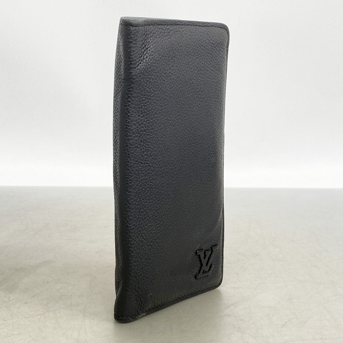 【6ge6467-k】ルイヴィトン 長財布 アエログラム ポルトフォイユブラザ M25942 ノワール【中古】メンズ