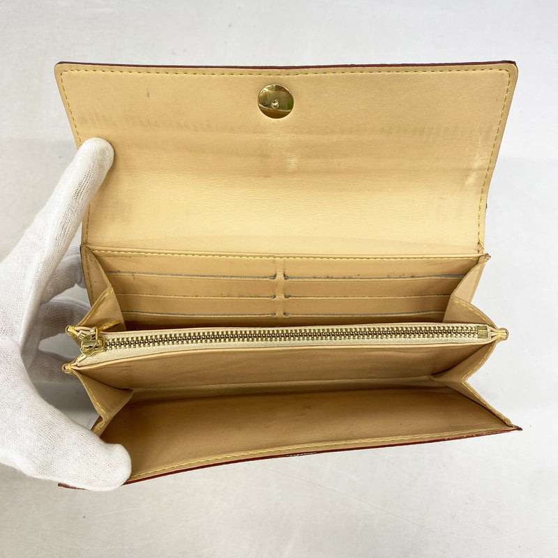 【6ge6473-k】ルイヴィトン 長財布 モノグラム・マルチカラー ポルトフォイユサラ M93532 ブロン【中古】レディース