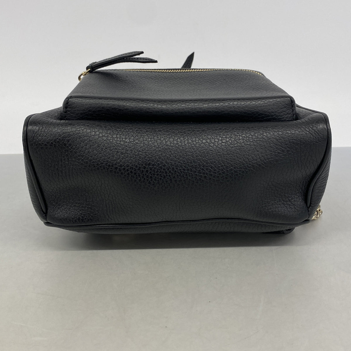 【6ge6474-k】グッチ リュック・デイパック ソーホー レザー ブラック ゴールド金具【中古】レディース