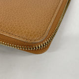 【6ge6475-k】グッチ 長財布 332747 レザー ブラウン ゴールド金具【中古】レディース
